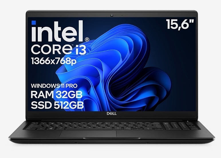 15" Dell 3500 Core i3 8GEN 32GB 512SSD